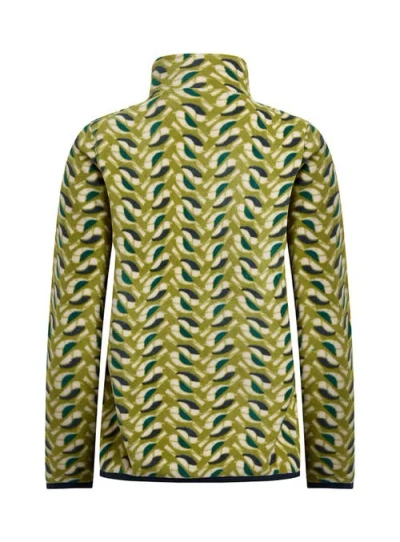 Weird Fish Reena 1/4 Zip Printed Microfleece