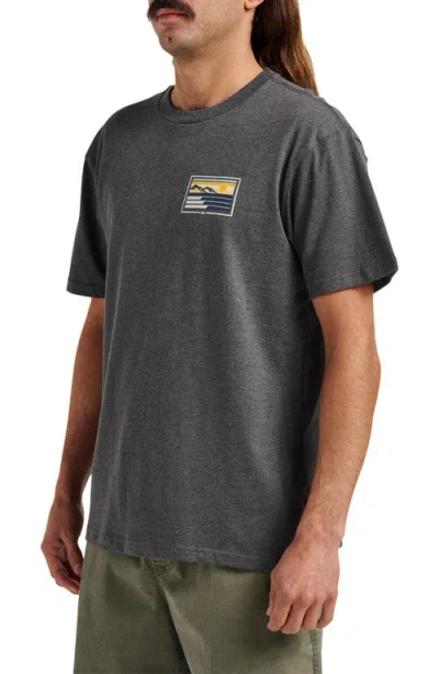 Quiksilver Coastal Vibes Graphic T-shirt In Gray
