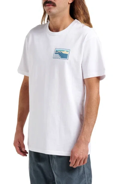 Quiksilver Coastal Vibes Graphic T-shirt In White