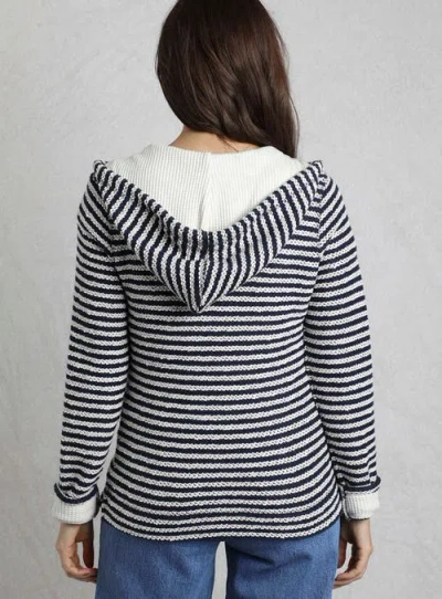 Weird Fish Fisher Full Zip Stripe Macaroni Hoodie