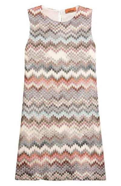 Missoni Zigzag Stripe Sleeveless Knit Minidress