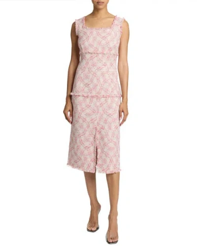 Santorelli Faye Sleevess Midi Sheath Dress