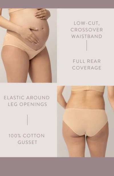 Kindred Bravely Under-the-bump Bikini Underwear 5 Pack In Black