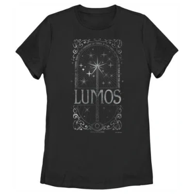 Harry Potter Lumos Happiness Spell  Graphic T-shirt In Black