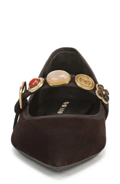 Veronica Beard Selene Charms Pointed Toe Flat