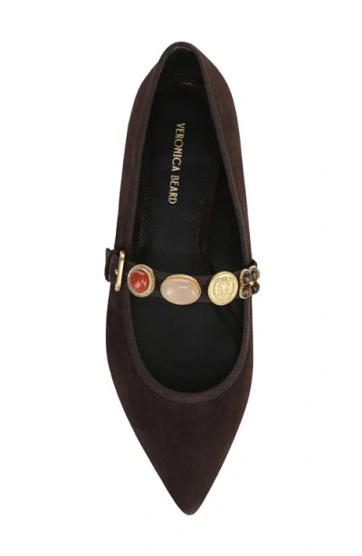 Veronica Beard Selene Charms Pointed Toe Flat