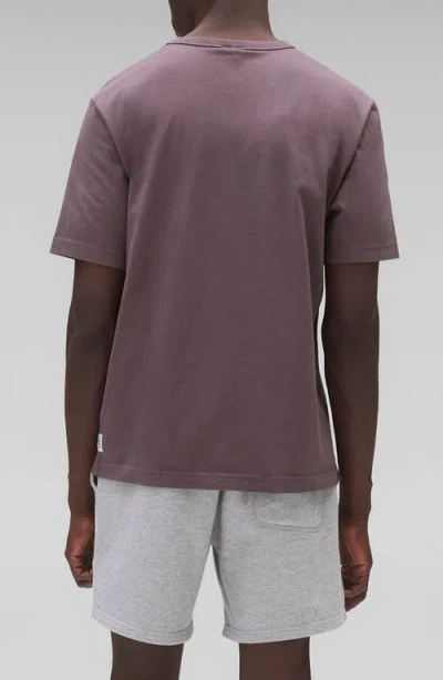 Reigning Champ Lightweight Standard T-shirt In Purple
