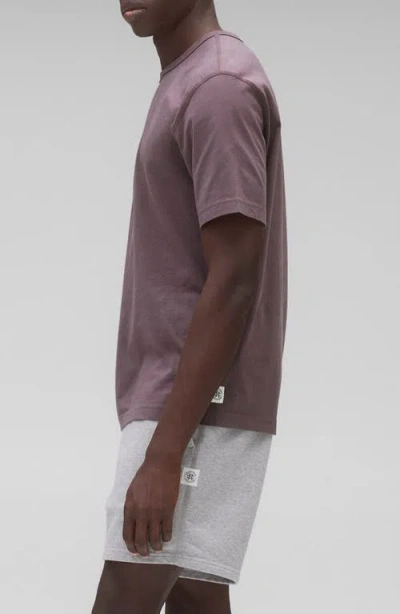 Reigning Champ Lightweight Standard T-shirt In Purple