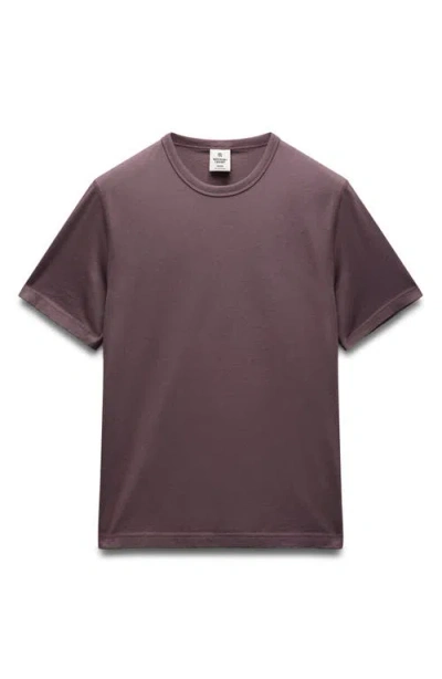 Reigning Champ Lightweight Standard T-shirt In Purple