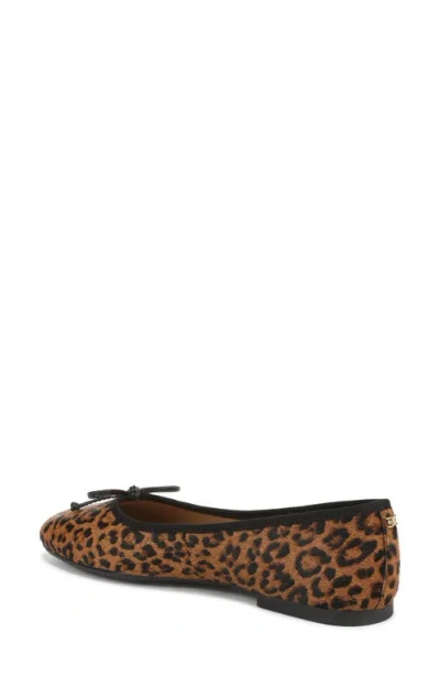 Sam Edelman Alie Ballet Flat In Animal Print