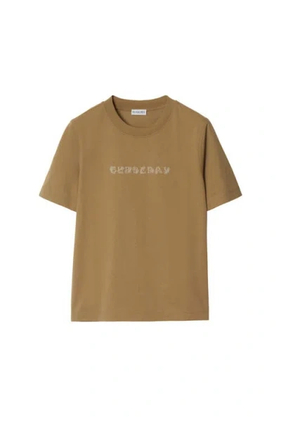 Burberry Paisley-logo Cotton T-shirt