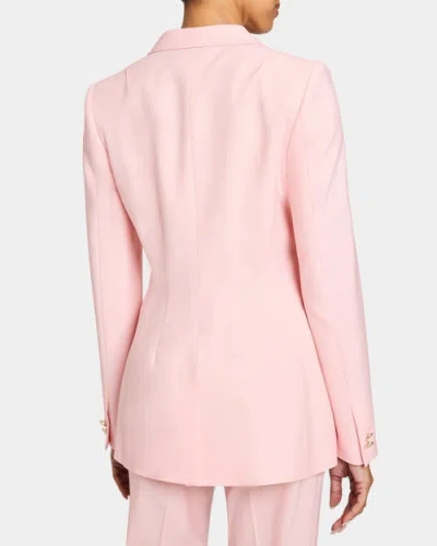 Santorelli Paco Double Breasted Jacket In Pink