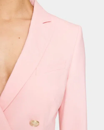 Santorelli Paco Double Breasted Jacket In Pink