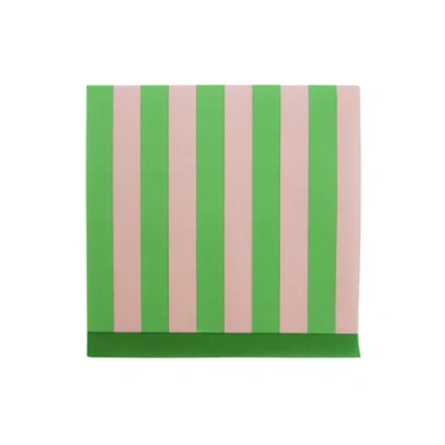 Jollity & Co . Camp Bachelorette Stripe Cocktail Napkins In Green