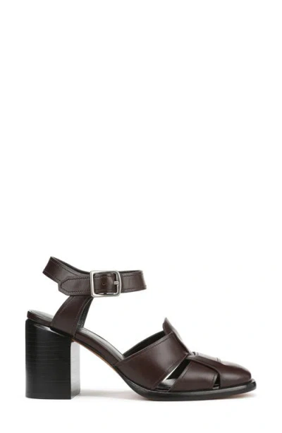 Vince Lyra Ankle Strap Sandal In Brown