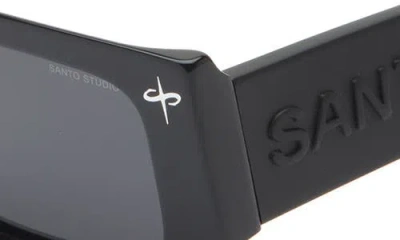 Santo Studio Palermo Polarized Rectangular Sunglasses