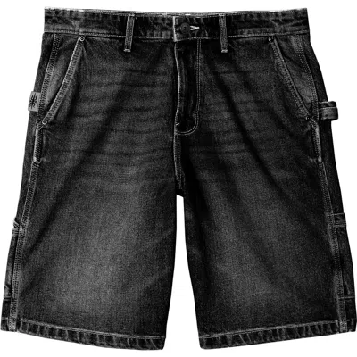 Quiksilver Mercury Denim Carpenter Shorts In Black