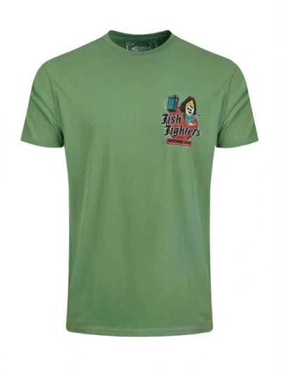 Weird Fish Fish Fighters Back Print Artist T-shirt