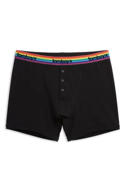 Tomboyx 6-inch Fly Packing Boxers In Black