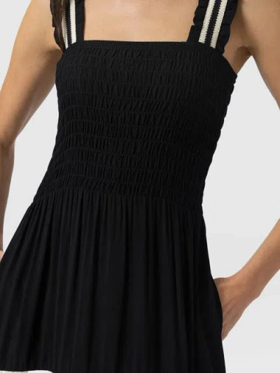 Saint + Sofia Maya Shirring Dress