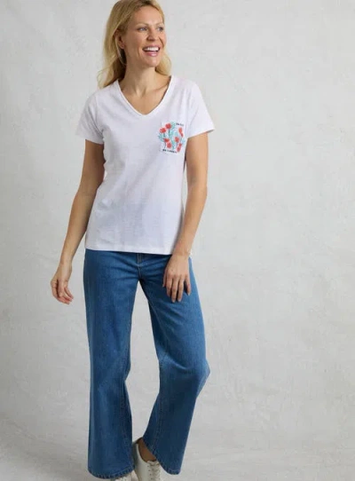 Weird Fish No Rain No Flowers Slub Pocket T-shirt