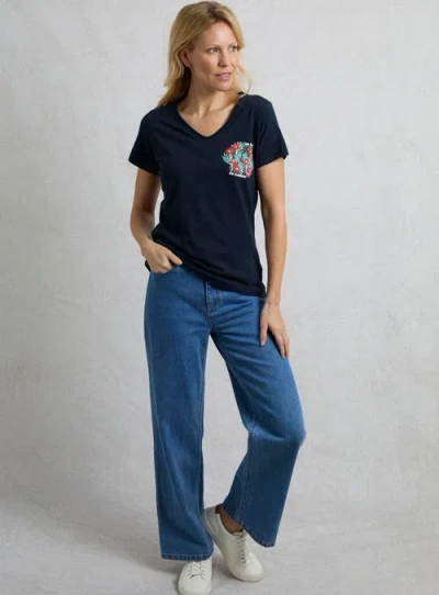 Weird Fish No Rain No Flowers Slub Pocket T-shirt