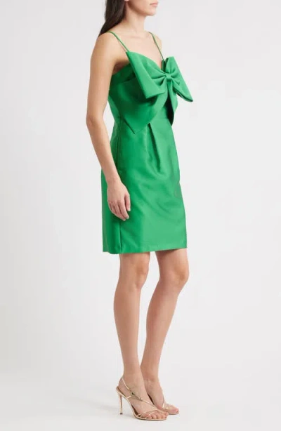 Eliza J Bow Mikado Cocktail Dress