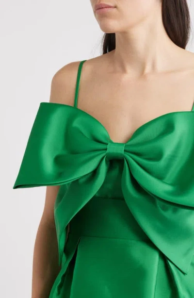 Eliza J Bow Mikado Cocktail Dress