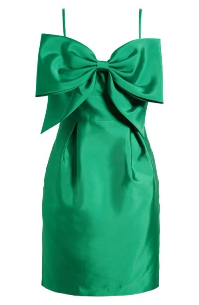 Eliza J Bow Mikado Cocktail Dress