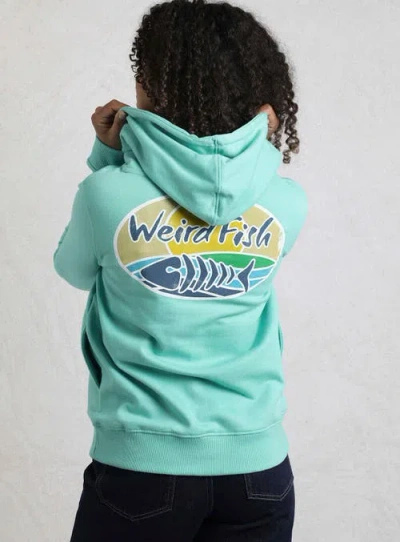 Weird Fish Back Print Popover Hoodie