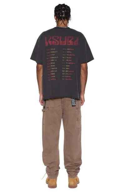 Ksubi Venom Ekcess Faded Oversized Graphic Tee