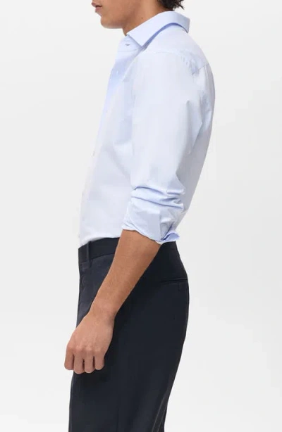 Mango Slim Fit Cotton Button-up Shirt In White