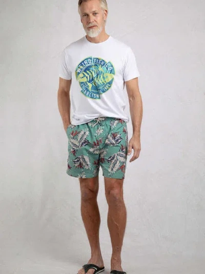 Weird Fish Belukha Printed Swim Shorts