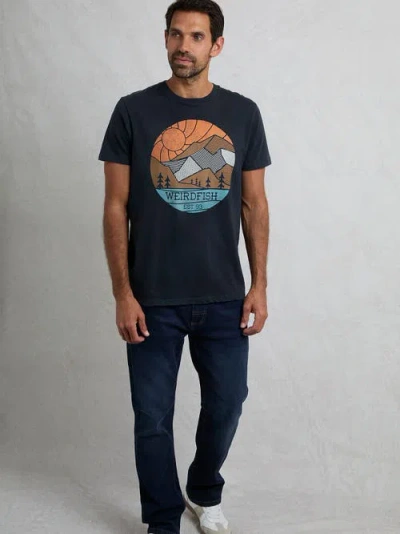 Weird Fish Foothills Front Print T-shirt