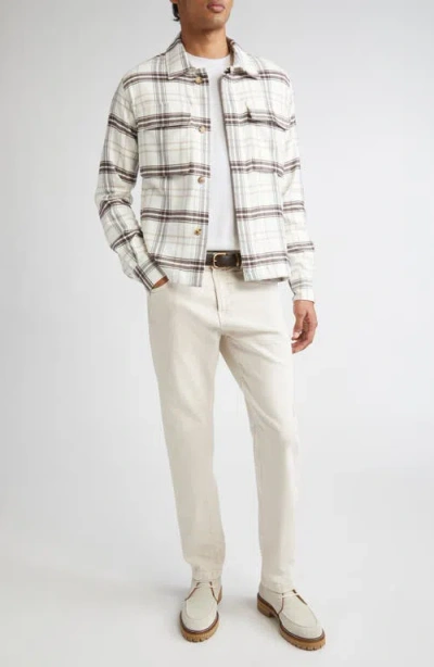 Eleventy Crewneck Sweater In White