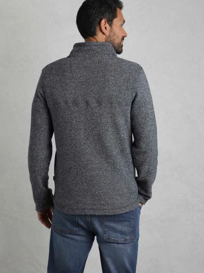 Weird Fish Laramie 1/4 Zip Snow Marl Fleece