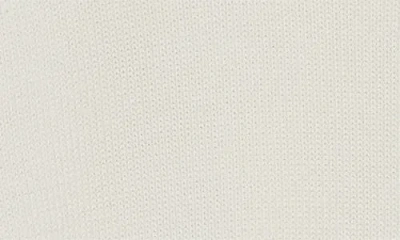 Marni Mending Logo Distressed Boxy Cotton Turtleneck Sweater In Neutral