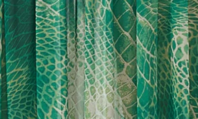 Afrm Lapointe Snakeskin Print Halter Dress In Multi