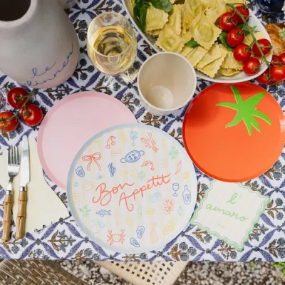 Jollity & Co . Le Dinner Bon Appetit Dinner Plates