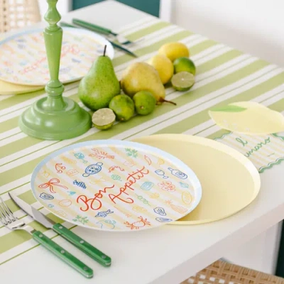 Jollity & Co . Le Dinner Bon Appetit Dinner Plates