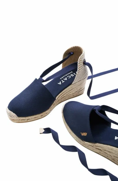 Viscata Escala Canvas Espadrille Wedges