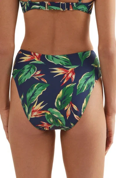 Polo Ralph Lauren High Waist Bikini Bottoms In Multi