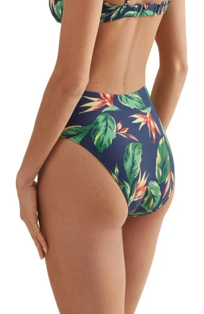 Polo Ralph Lauren High Waist Bikini Bottoms In Multi
