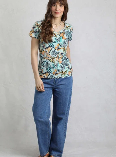 Weird Fish Merica Printed Jersey T-shirt