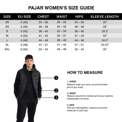 Pajar Comet Mixed Media Puffer With Detachable Hood In Brown
