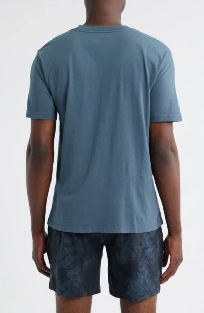 Roark Made To Fade Pocket T-shirt In Blue