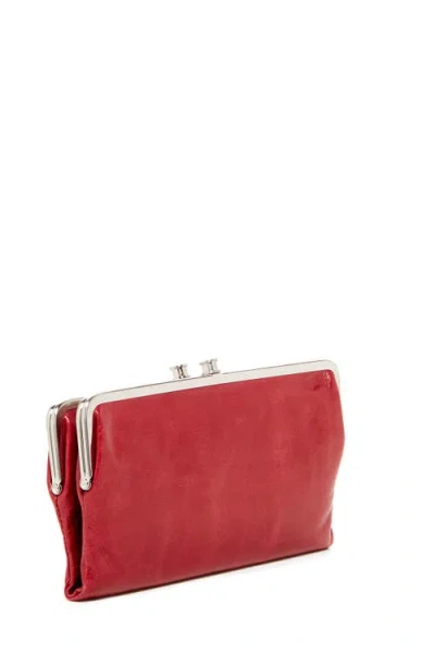 Hobo Lauren Leather Double Frame Clutch