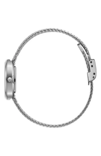 Breda Jane Tethered Mesh Strap Watch, 18mm In Metallic