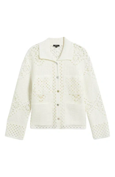 Rails Patmos Open Stitch Cardigan In White