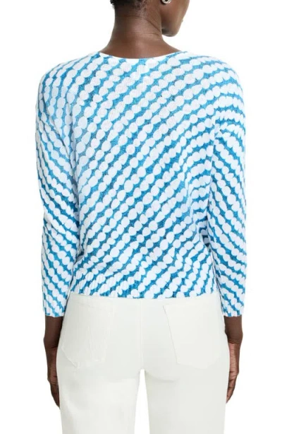 Nic + Zoe Nic+zoe Pebble Dream Supersoft Sweater In Blue